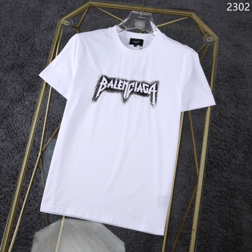 Cheap Balenciaga T-Shirts Short Sleeved For Men #1199738 Replica Wholesale [$32.00 USD] [ITEM#1199738] on Replica Balenciaga T-Shirts