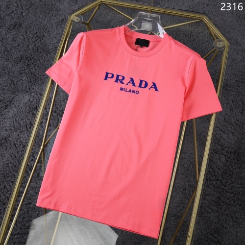 Cheap Prada T-Shirts Short Sleeved For Men #1199798 Replica Wholesale [$32.00 USD] [ITEM#1199798] on Replica Prada T-Shirts