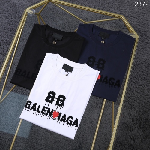 Cheap Balenciaga T-Shirts Short Sleeved For Men #1199813 Replica Wholesale [$32.00 USD] [ITEM#1199813] on Replica Balenciaga T-Shirts
