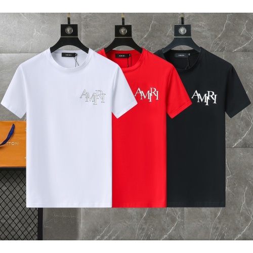 Cheap Amiri T-Shirts Short Sleeved For Men #1199840 Replica Wholesale [$25.00 USD] [ITEM#1199840] on Replica Amiri T-Shirts