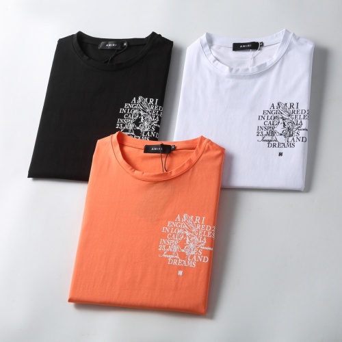 Cheap Amiri T-Shirts Short Sleeved For Men #1199842 Replica Wholesale [$25.00 USD] [ITEM#1199842] on Replica Amiri T-Shirts