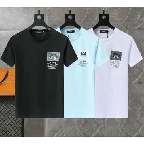 Cheap Amiri T-Shirts Short Sleeved For Men #1199864 Replica Wholesale [$25.00 USD] [ITEM#1199864] on Replica Amiri T-Shirts