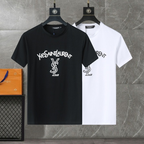 Cheap Yves Saint Laurent YSL T-shirts Short Sleeved For Men #1199866 Replica Wholesale [$25.00 USD] [ITEM#1199866] on Replica Yves Saint Laurent YSL T-shirts