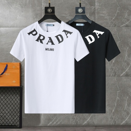 Cheap Prada T-Shirts Short Sleeved For Men #1199907 Replica Wholesale [$25.00 USD] [ITEM#1199907] on Replica Prada T-Shirts