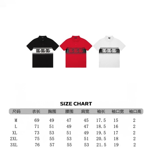 Cheap Dolce &amp; Gabbana D&amp;G T-Shirts Short Sleeved For Men #1200038 Replica Wholesale [$39.00 USD] [ITEM#1200038] on Replica Dolce &amp; Gabbana D&amp;G T-Shirts