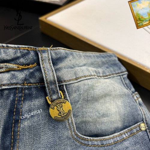 Cheap Yves Saint Laurent YSL Jeans For Men #1200072 Replica Wholesale [$48.00 USD] [ITEM#1200072] on Replica Yves Saint Laurent YSL Jeans