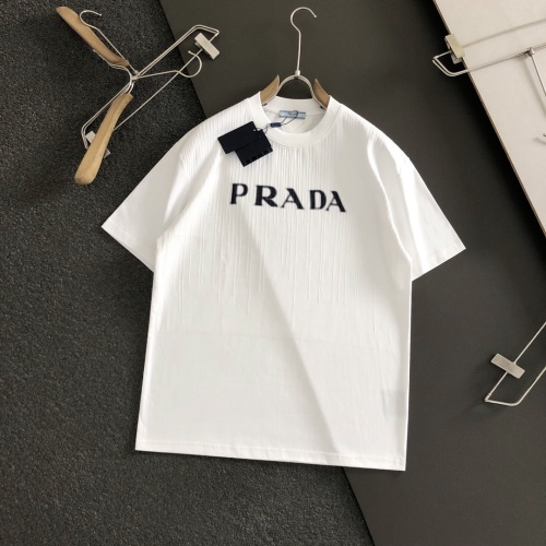 Cheap Prada T-Shirts Short Sleeved For Unisex #1200387 Replica Wholesale [$88.00 USD] [ITEM#1200387] on Replica Prada T-Shirts