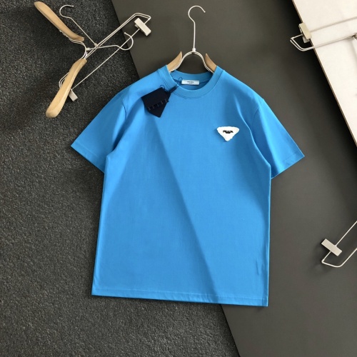 Cheap Prada T-Shirts Short Sleeved For Men #1200452 Replica Wholesale [$80.00 USD] [ITEM#1200452] on Replica Prada T-Shirts