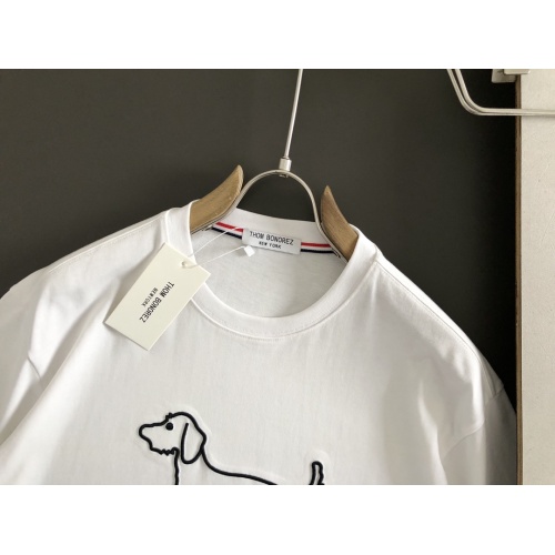 Cheap Thom Browne TB T-Shirts Short Sleeved For Men #1200463 Replica Wholesale [$76.00 USD] [ITEM#1200463] on Replica Thom Browne TB T-Shirts