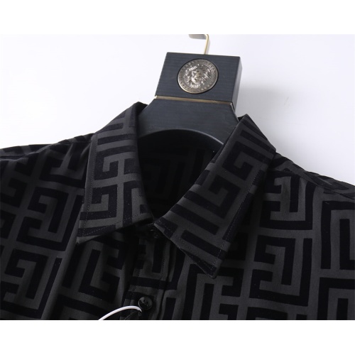 Cheap Balmain Shirts Long Sleeved For Men #1200712 Replica Wholesale [$48.00 USD] [ITEM#1200712] on Replica Balmain Shirts