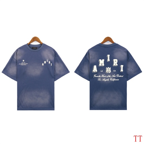 Cheap Amiri T-Shirts Short Sleeved For Unisex #1200739 Replica Wholesale [$32.00 USD] [ITEM#1200739] on Replica Amiri T-Shirts