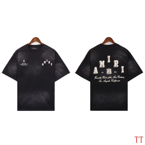 Cheap Amiri T-Shirts Short Sleeved For Unisex #1200740 Replica Wholesale [$32.00 USD] [ITEM#1200740] on Replica Amiri T-Shirts