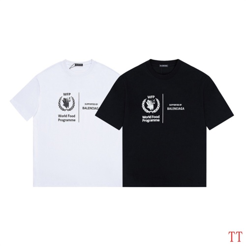 Cheap Balenciaga T-Shirts Short Sleeved For Men #1200776 Replica Wholesale [$27.00 USD] [ITEM#1200776] on Replica Balenciaga T-Shirts