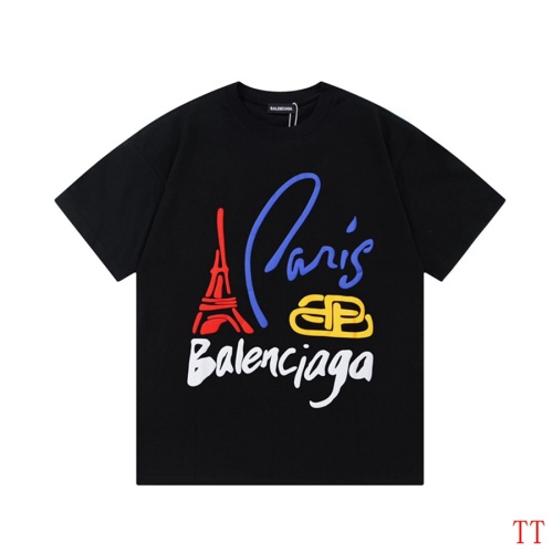 Cheap Balenciaga T-Shirts Short Sleeved For Men #1200787 Replica Wholesale [$27.00 USD] [ITEM#1200787] on Replica Balenciaga T-Shirts