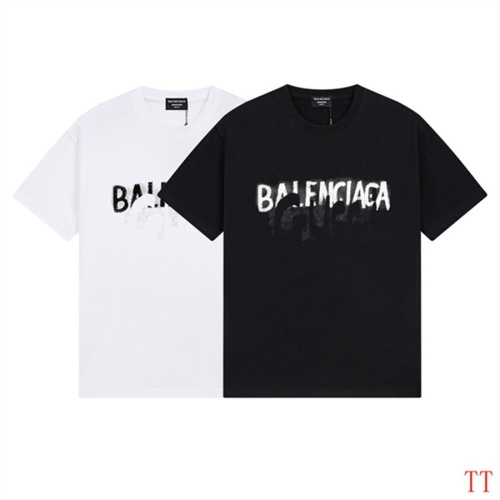 Cheap Balenciaga T-Shirts Short Sleeved For Men #1200813 Replica Wholesale [$27.00 USD] [ITEM#1200813] on Replica Balenciaga T-Shirts