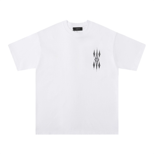 Cheap Amiri T-Shirts Short Sleeved For Unisex #1200965 Replica Wholesale [$27.00 USD] [ITEM#1200965] on Replica Amiri T-Shirts