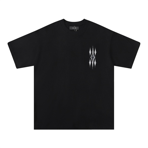 Cheap Amiri T-Shirts Short Sleeved For Unisex #1200966 Replica Wholesale [$27.00 USD] [ITEM#1200966] on Replica Amiri T-Shirts
