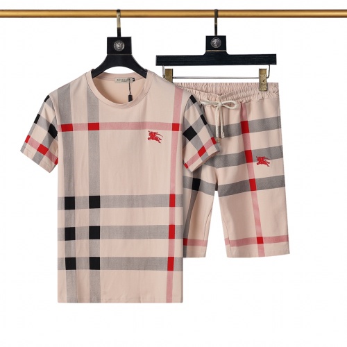 Cheap Burberry Tracksuits Short Sleeved For Men #1200970 Replica Wholesale [$45.00 USD] [ITEM#1200970] on Replica Burberry Tracksuits