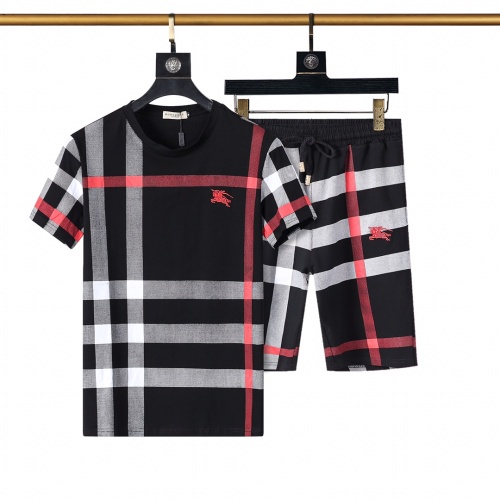 Cheap Burberry Tracksuits Short Sleeved For Men #1200971 Replica Wholesale [$45.00 USD] [ITEM#1200971] on Replica Burberry Tracksuits