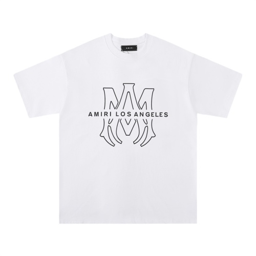 Cheap Amiri T-Shirts Short Sleeved For Unisex #1200987 Replica Wholesale [$27.00 USD] [ITEM#1200987] on Replica Amiri T-Shirts