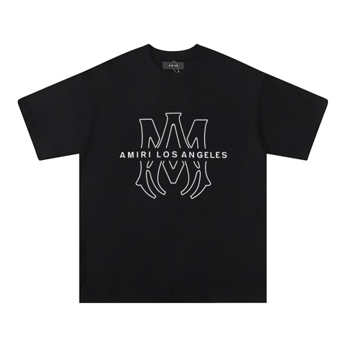 Cheap Amiri T-Shirts Short Sleeved For Unisex #1200988 Replica Wholesale [$27.00 USD] [ITEM#1200988] on Replica Amiri T-Shirts