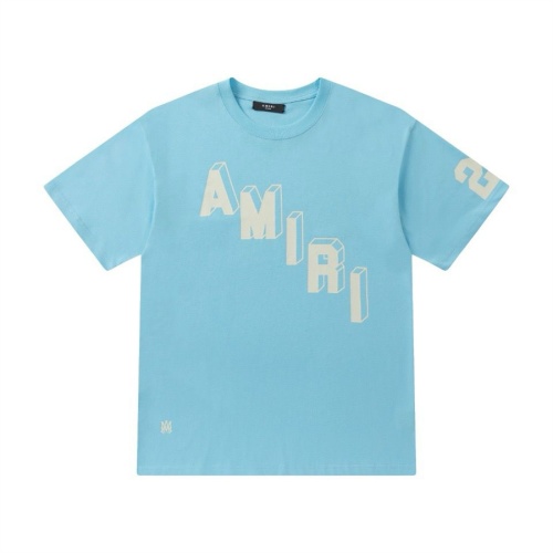 Cheap Amiri T-Shirts Short Sleeved For Unisex #1200993 Replica Wholesale [$27.00 USD] [ITEM#1200993] on Replica Amiri T-Shirts