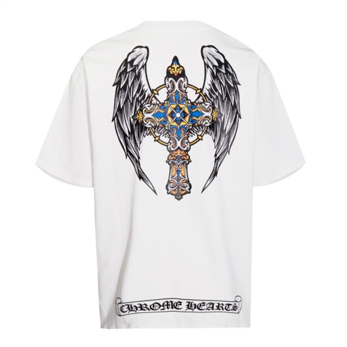 Cheap Chrome Hearts T-Shirts Short Sleeved For Unisex #1201136 Replica Wholesale [$32.00 USD] [ITEM#1201136] on Replica Chrome Hearts T-Shirts