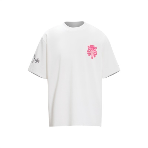 Cheap Chrome Hearts T-Shirts Short Sleeved For Unisex #1201140 Replica Wholesale [$32.00 USD] [ITEM#1201140] on Replica Chrome Hearts T-Shirts