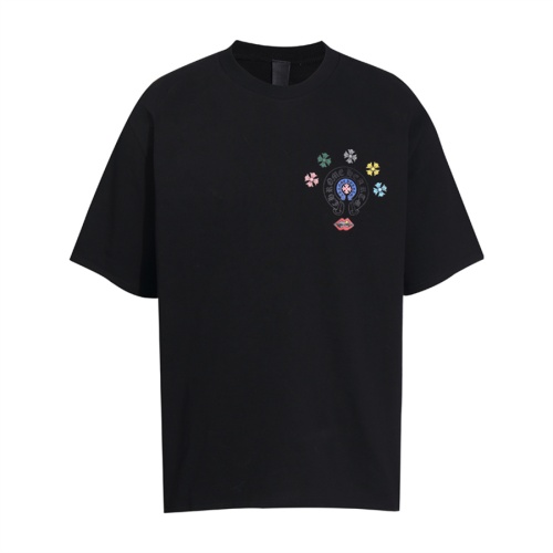 Cheap Chrome Hearts T-Shirts Short Sleeved For Unisex #1201143 Replica Wholesale [$32.00 USD] [ITEM#1201143] on Replica Chrome Hearts T-Shirts