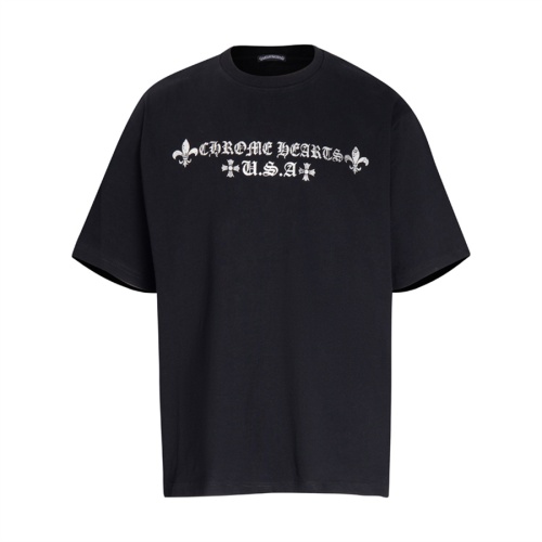 Cheap Chrome Hearts T-Shirts Short Sleeved For Unisex #1201205 Replica Wholesale [$29.00 USD] [ITEM#1201205] on Replica Chrome Hearts T-Shirts