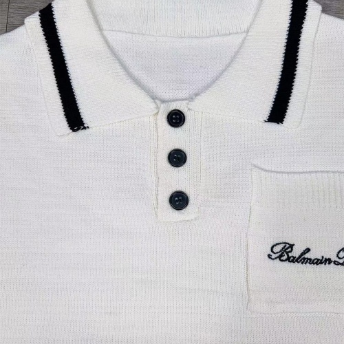Cheap Balmain T-Shirts Short Sleeved For Unisex #1201360 Replica Wholesale [$48.00 USD] [ITEM#1201360] on Replica Balmain T-Shirts