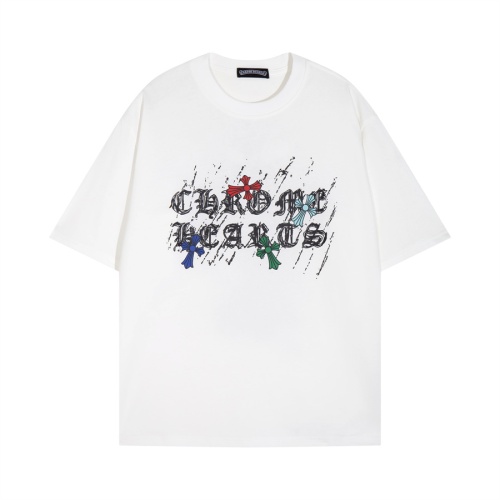 Cheap Chrome Hearts T-Shirts Short Sleeved For Unisex #1201544 Replica Wholesale [$45.00 USD] [ITEM#1201544] on Replica Chrome Hearts T-Shirts