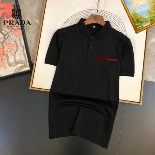 Cheap Prada T-Shirts Short Sleeved For Men #1201695 Replica Wholesale [$29.00 USD] [ITEM#1201695] on Replica Prada T-Shirts