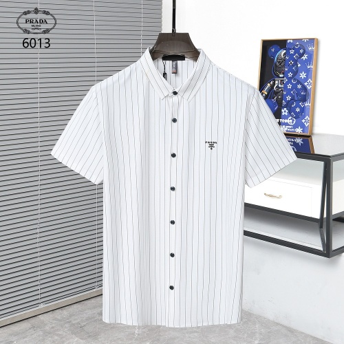 Cheap Prada Shirts Short Sleeved For Men #1201793 Replica Wholesale [$45.00 USD] [ITEM#1201793] on Replica Prada Shirts