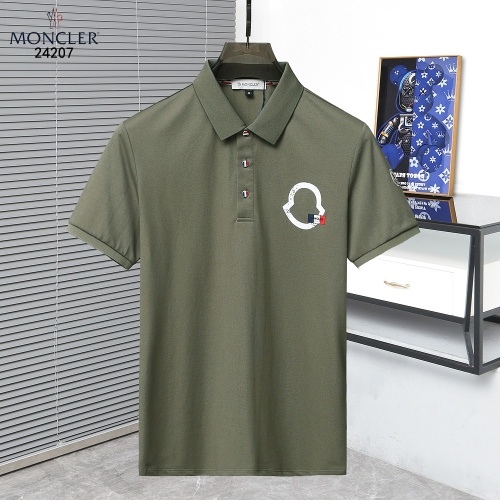 Cheap Moncler T-Shirts Short Sleeved For Men #1201801 Replica Wholesale [$45.00 USD] [ITEM#1201801] on Replica Moncler T-Shirts