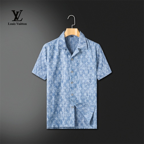 Cheap Louis Vuitton LV Tracksuits Short Sleeved For Men #1201812 Replica Wholesale [$80.00 USD] [ITEM#1201812] on Replica Louis Vuitton LV Tracksuits