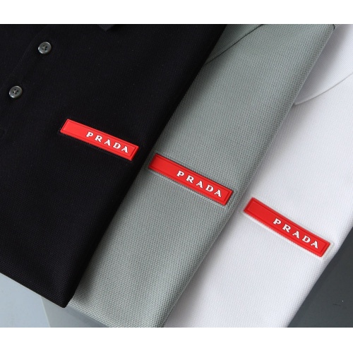 Cheap Prada T-Shirts Short Sleeved For Men #1201823 Replica Wholesale [$45.00 USD] [ITEM#1201823] on Replica Prada T-Shirts