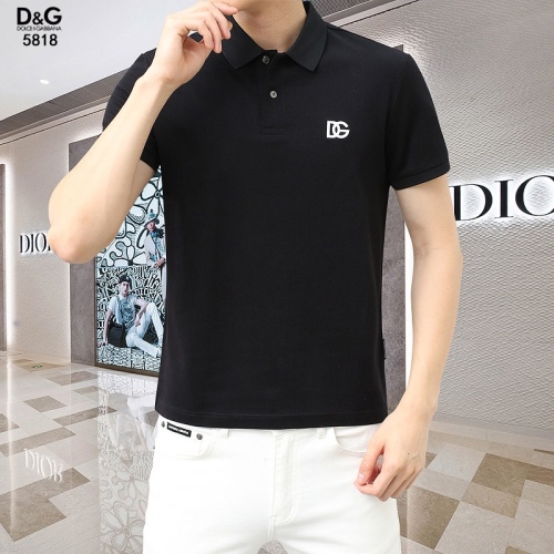 Cheap Dolce &amp; Gabbana D&amp;G T-Shirts Short Sleeved For Men #1201835 Replica Wholesale [$45.00 USD] [ITEM#1201835] on Replica Dolce &amp; Gabbana D&amp;G T-Shirts