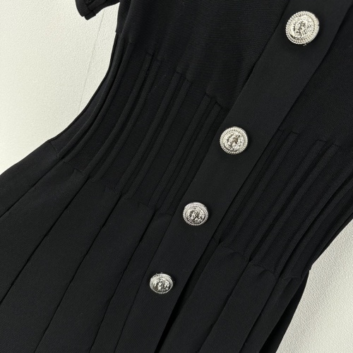 Cheap Balmain Dresses Short Sleeved For Women #1201900 Replica Wholesale [$105.00 USD] [ITEM#1201900] on Replica Balmain Dresses