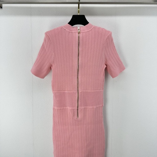 Cheap Balmain Dresses Short Sleeved For Women #1201927 Replica Wholesale [$108.00 USD] [ITEM#1201927] on Replica Balmain Dresses