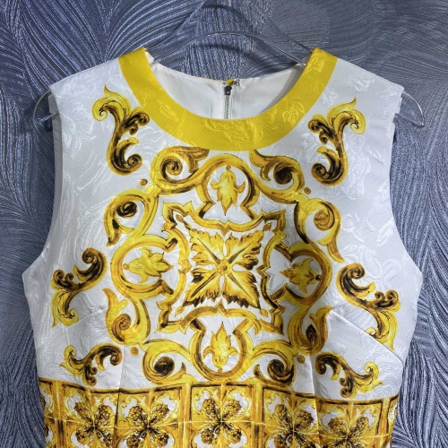 Cheap Dolce &amp; Gabbana Dresses Sleeveless For Women #1201946 Replica Wholesale [$105.00 USD] [ITEM#1201946] on Replica Dolce &amp; Gabbana Dresses