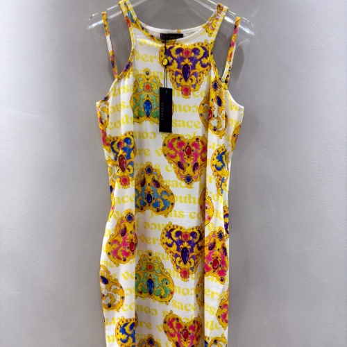 Cheap Versace Dresses Sleeveless For Women #1201951 Replica Wholesale [$100.00 USD] [ITEM#1201951] on Replica Versace Dresses