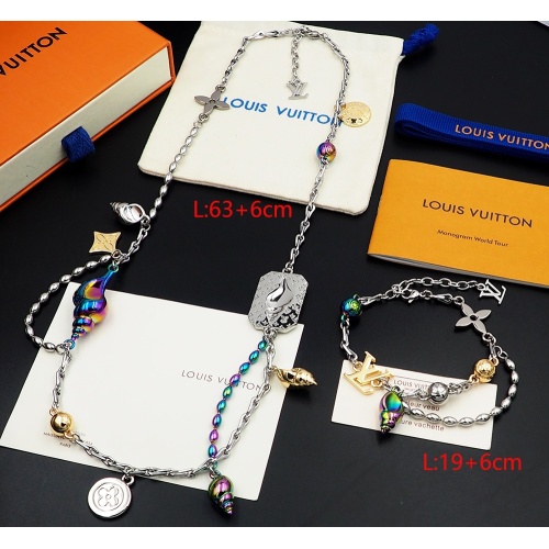 Cheap Louis Vuitton LV Jewelry Set #1202729 Replica Wholesale [$64.00 USD] [ITEM#1202729] on Replica Louis Vuitton LV Jewelry Set