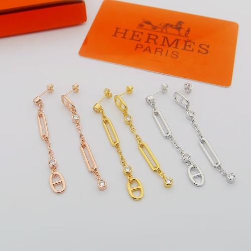 Cheap Hermes Earrings For Women #1203317 Replica Wholesale [$25.00 USD] [ITEM#1203317] on Replica Hermes Earrings