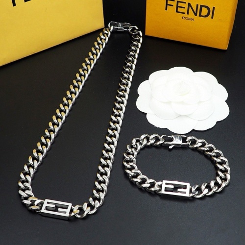 Cheap Fendi Jewelry Set #1203902 Replica Wholesale [$48.00 USD] [ITEM#1203902] on Replica Fendi Jewelry Set