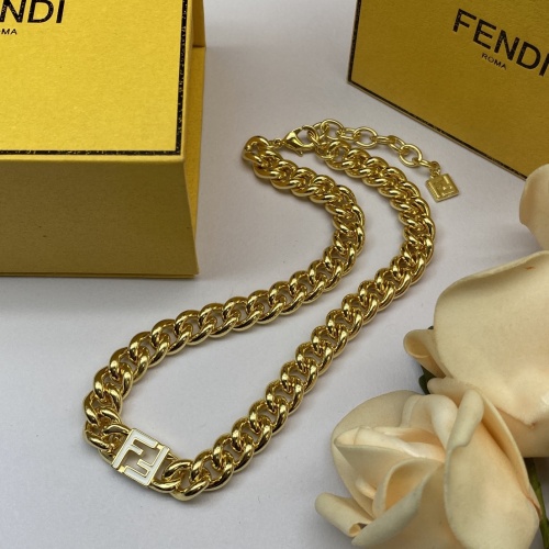 Cheap Fendi Necklaces #1203921 Replica Wholesale [$32.00 USD] [ITEM#1203921] on Replica Fendi Necklaces