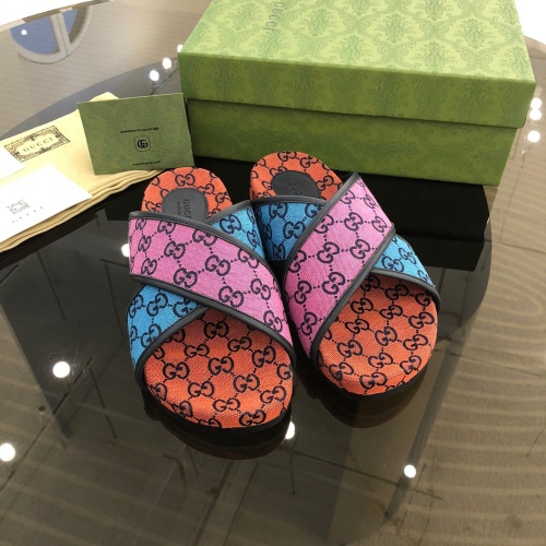 Cheap Gucci Slippers For Women #1203980 Replica Wholesale [$80.00 USD] [ITEM#1203980] on Replica Gucci Slippers