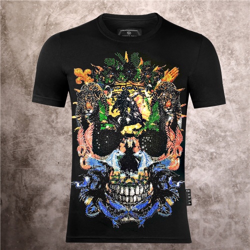 Cheap Philipp Plein PP T-Shirts Short Sleeved For Men #1203991 Replica Wholesale [$32.00 USD] [ITEM#1203991] on Replica Philipp Plein PP T-Shirts