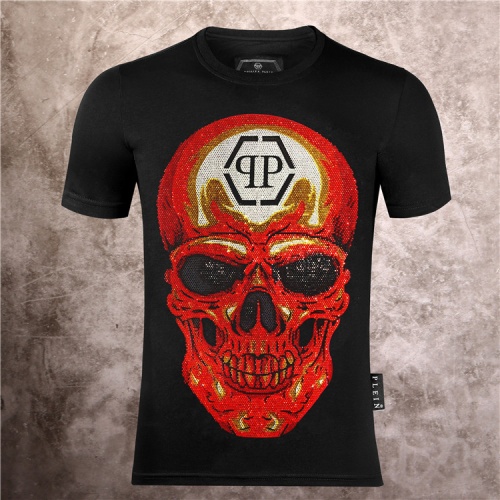 Cheap Philipp Plein PP T-Shirts Short Sleeved For Men #1203998 Replica Wholesale [$32.00 USD] [ITEM#1203998] on Replica Philipp Plein PP T-Shirts