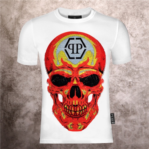 Cheap Philipp Plein PP T-Shirts Short Sleeved For Men #1203999 Replica Wholesale [$32.00 USD] [ITEM#1203999] on Replica Philipp Plein PP T-Shirts